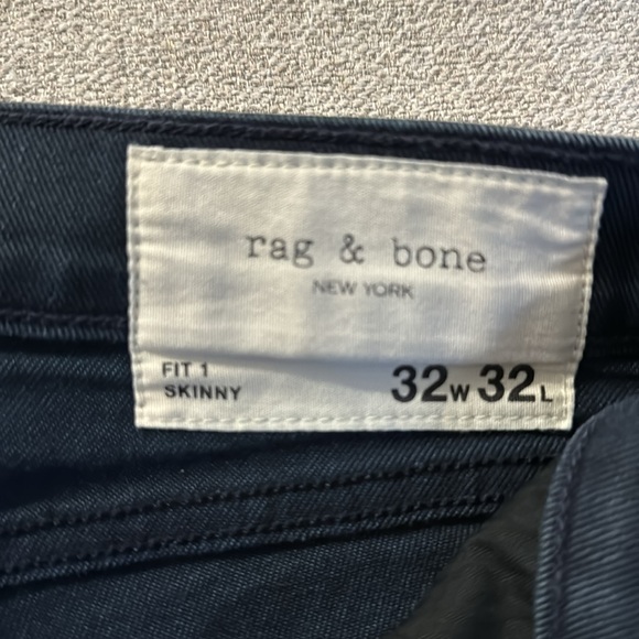 Rag & Bone Blue Jeans Fit 1 32x32 - Picture 3 of 4